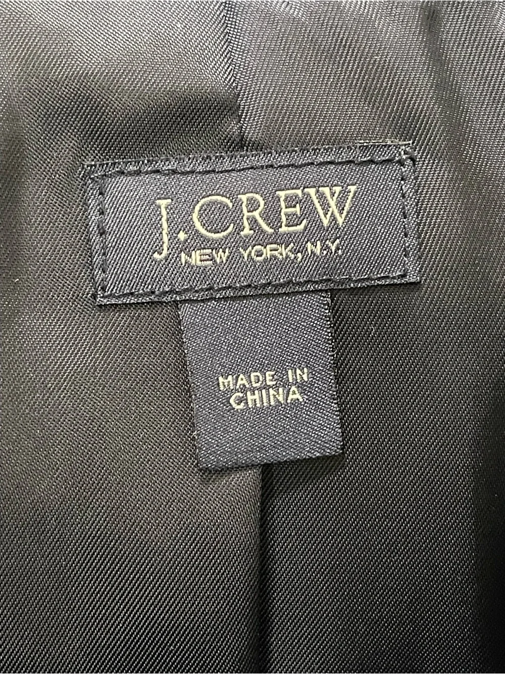 J Crew Charcoal Black Herringbone English Wool Ludlow Jacket Yorkshire Tweed 40R